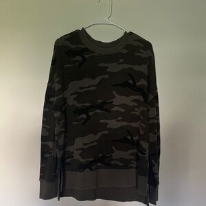 Camouflage Long Sleeve Sweatshirt